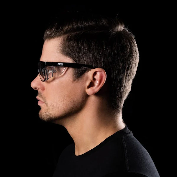 BAD SAFETY SUNGLASSES - CLEAR LENSE - Image 4