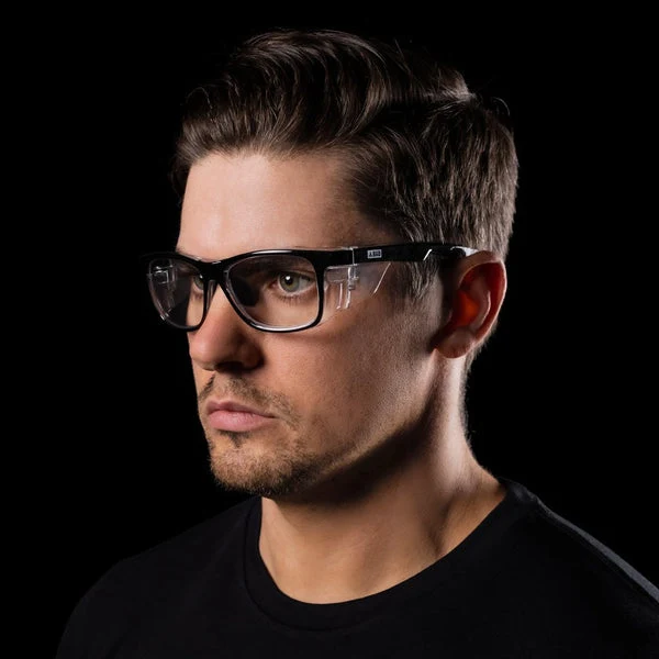 BAD SAFETY SUNGLASSES - CLEAR LENSE - Image 5