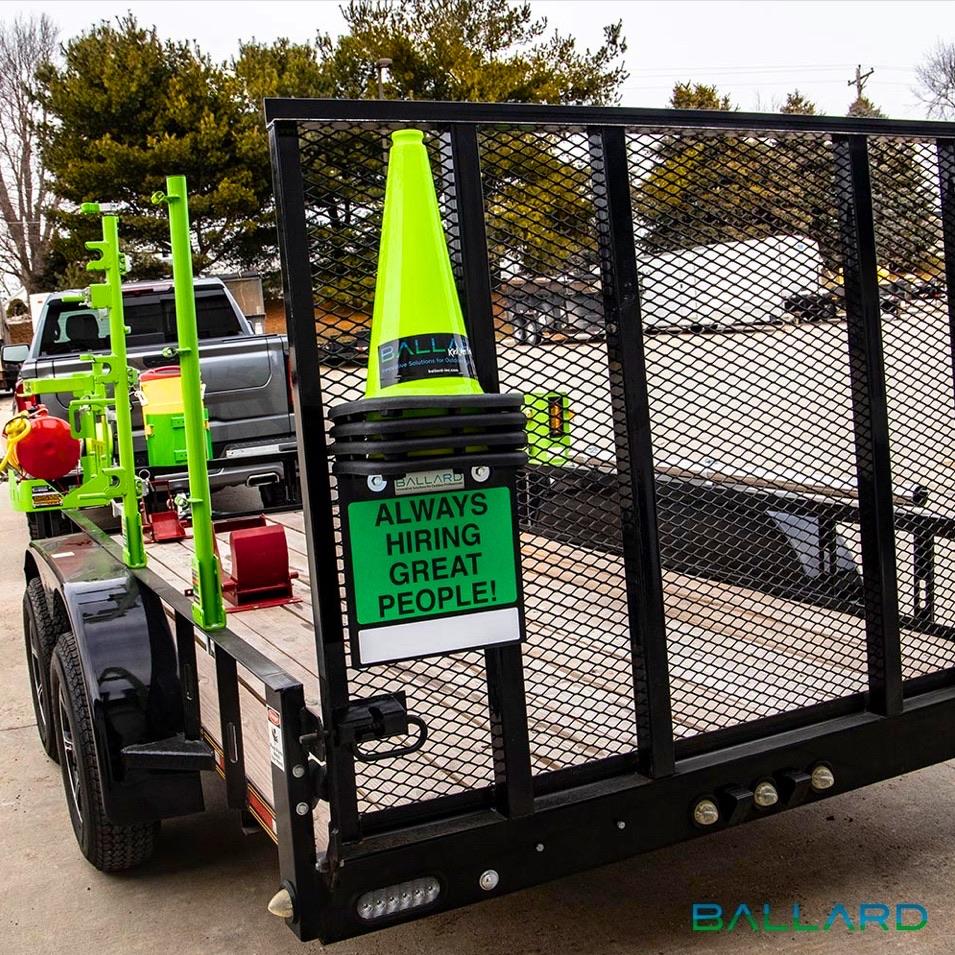 Cone Caddy With Marketing Sign - Image 3