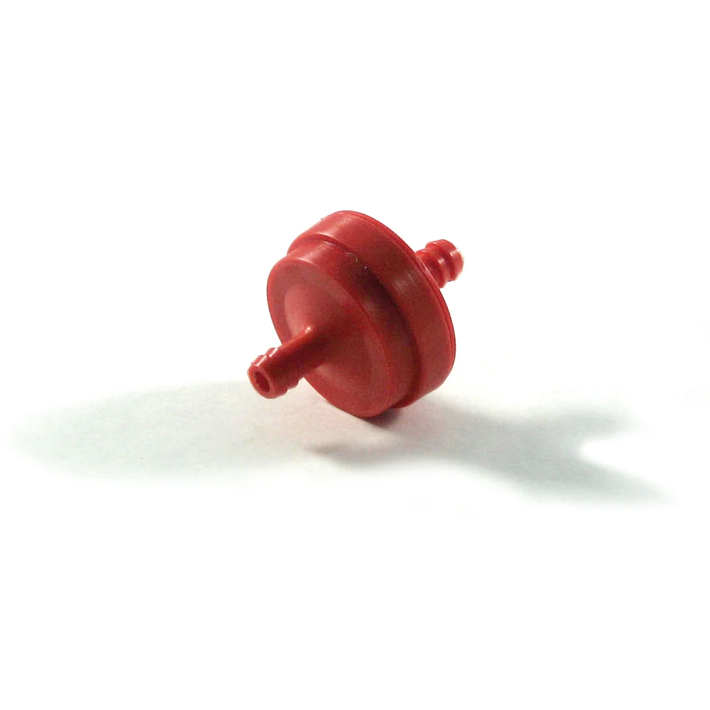 BRIGGS & STRATTON INLINE FUEL FILTER RED FITS 1/4" FUEL LINE
