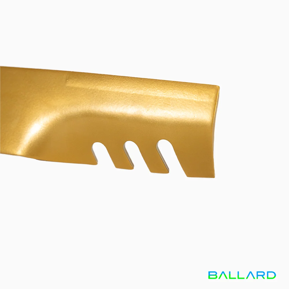 GOLD Hybrid Mower Blades: 16 1/2" Long, 2.5" Wide, 5/8" Center Hole - Image 3