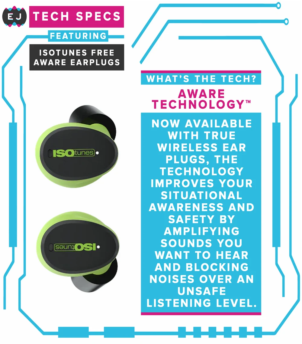 ISOTUNES FREE AWARE TRUE WIRELESS BLUETOOTH EAR PLUGS - Image 10