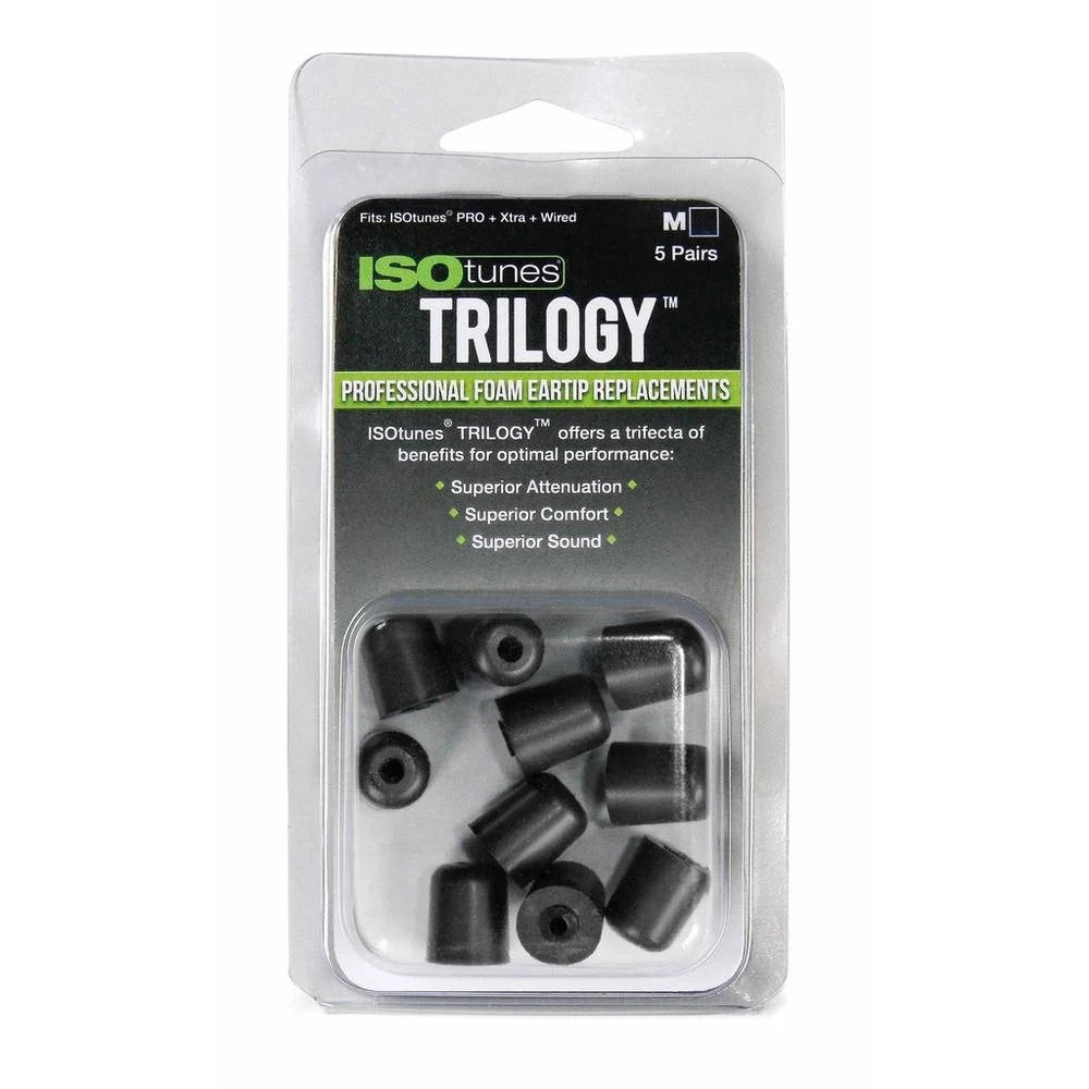 ISOTUNES TRILOGY™ Foam Replacement Tips 5x - Image 6