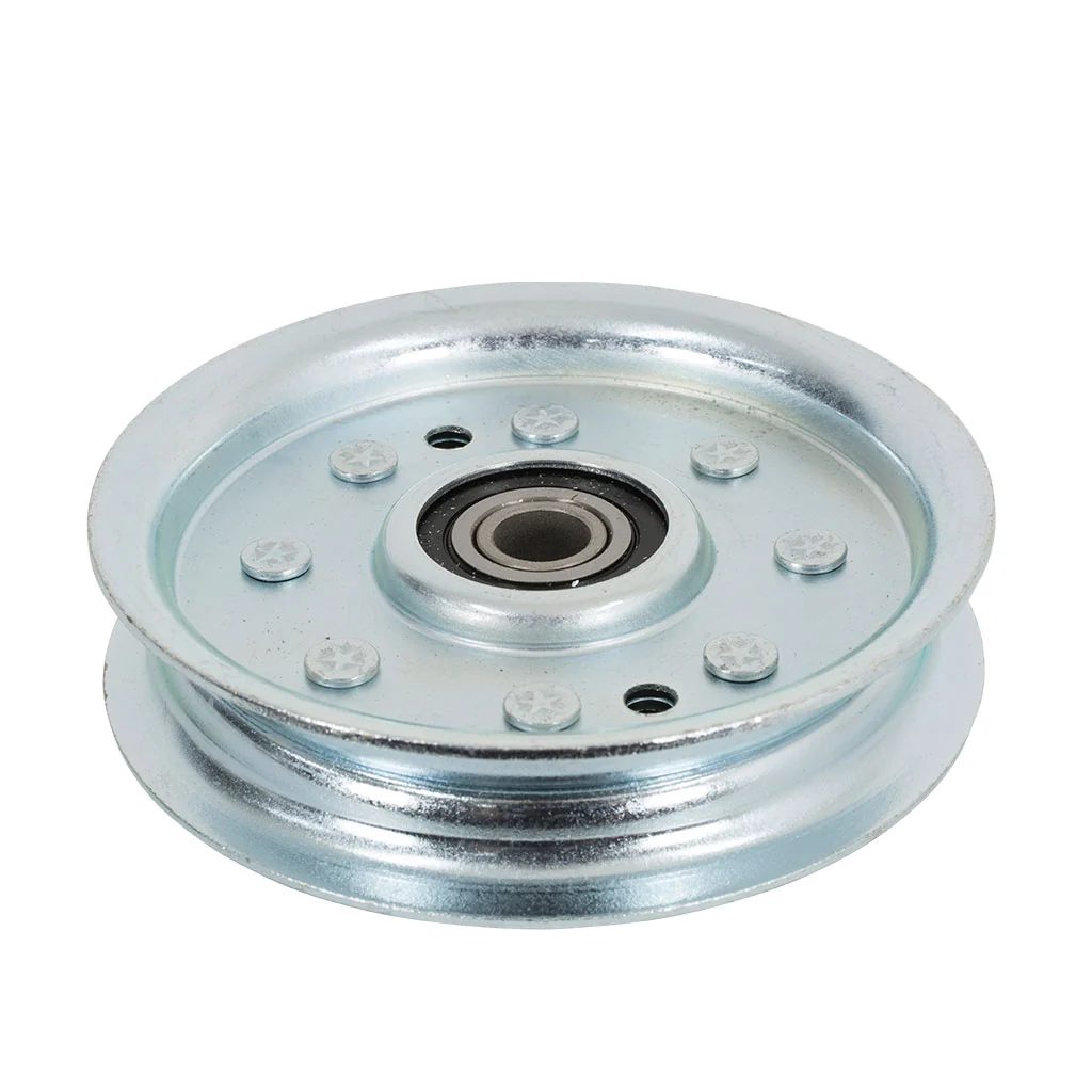 PULLEY FLAT IDLER STEEL W/ FLANGE (A 4-9/16") SUITS