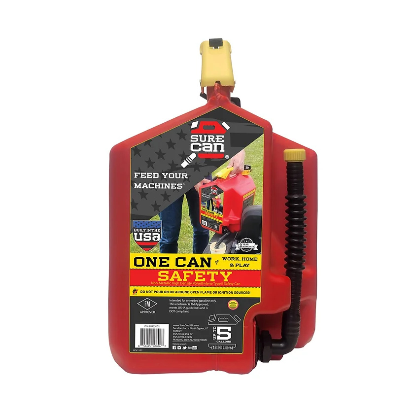 SURECAN Safety Fuel Can - 2 & 5 Gallon - Image 7